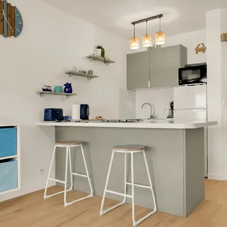 Nouveau T2 L'escale Bleue Vue Port Carnon Proche Appartement *