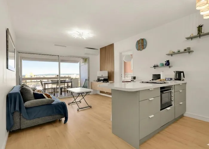Nouveau T2 L'escale Bleue Vue Port Carnon Proche Apartman