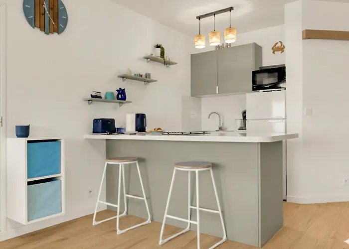Nouveau T2 L'escale Bleue Vue Port Carnon Proche Apartman *
